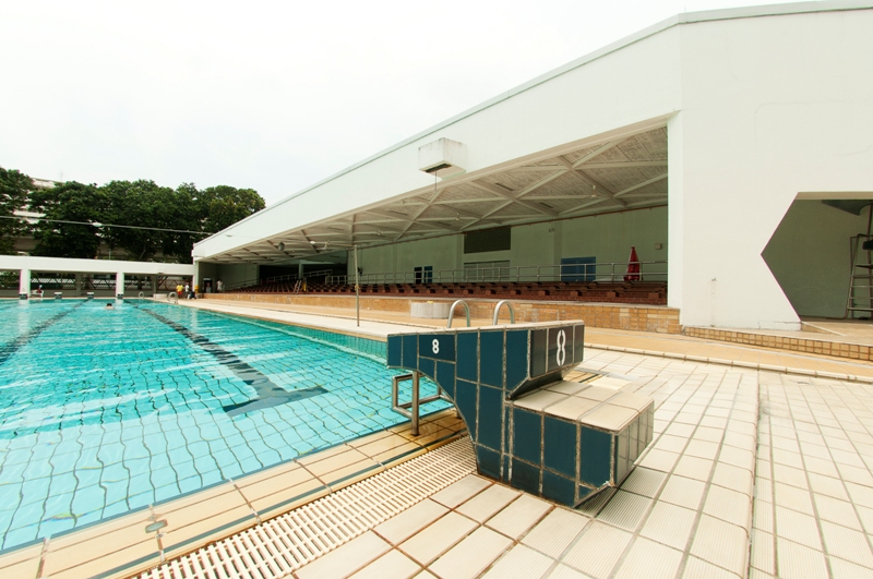 Archive lap pool at the former Bedok complex