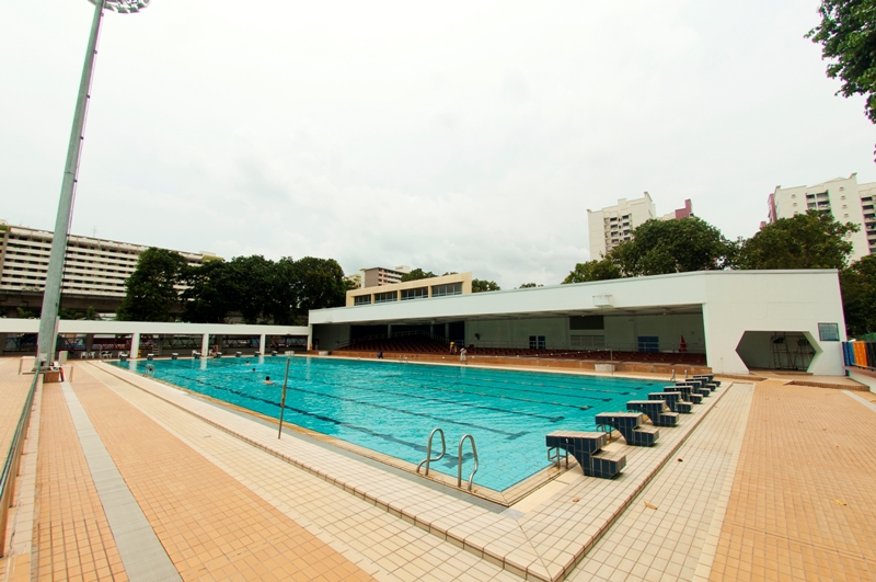 Archive overview of the former Bedok complex pools
