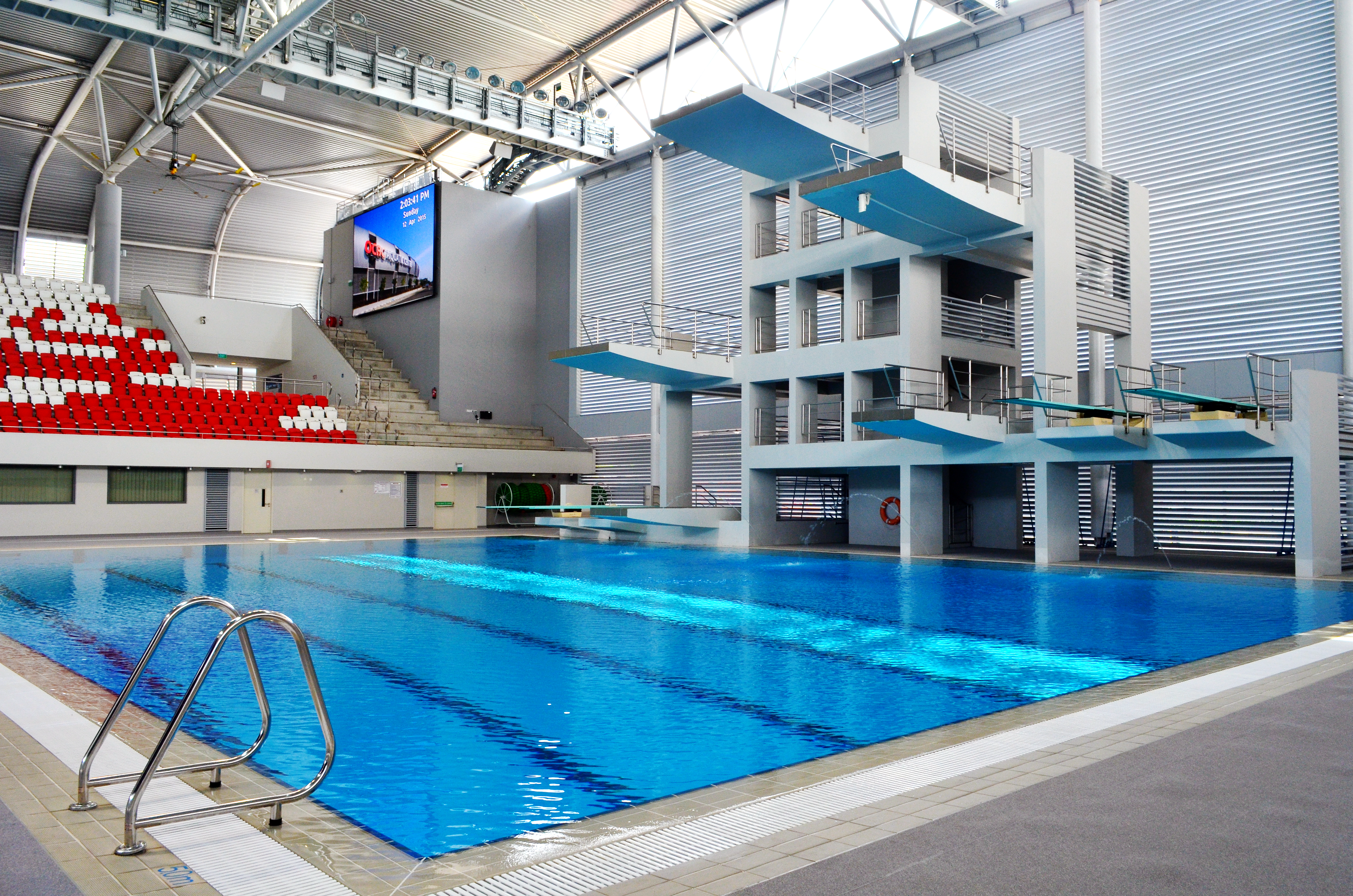 Diving pool at OCBC Aquatic Centre